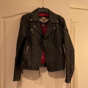 Harley Davidson womens Leather jacket Size S